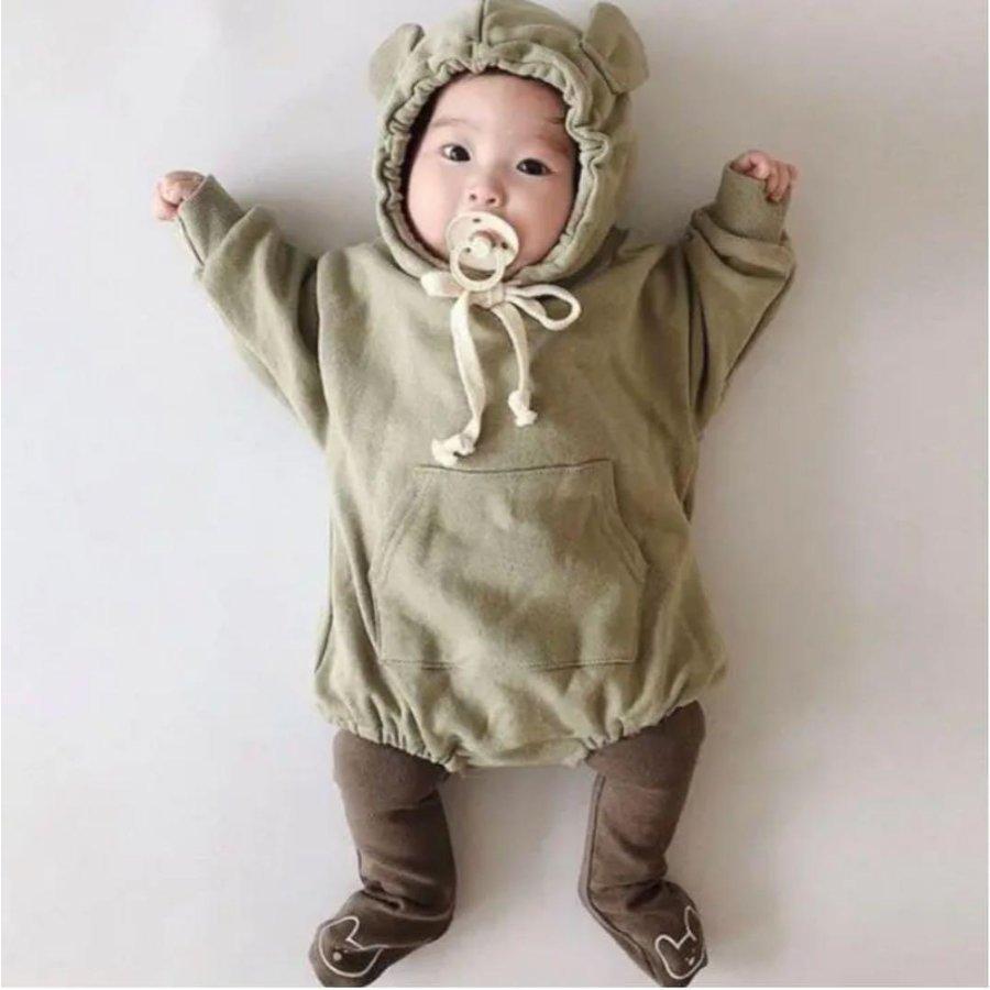 ベビー ロンパース 男の子 女の子 秋 冬 秋冬 くま ベアー 耳 耳付き フード付き インスタ映え ベビーロンパース 赤ちゃん 秋服 冬服 子供服 スウェット 長袖 Hf4d5 ジョーカー 通販 Yahoo ショッピング