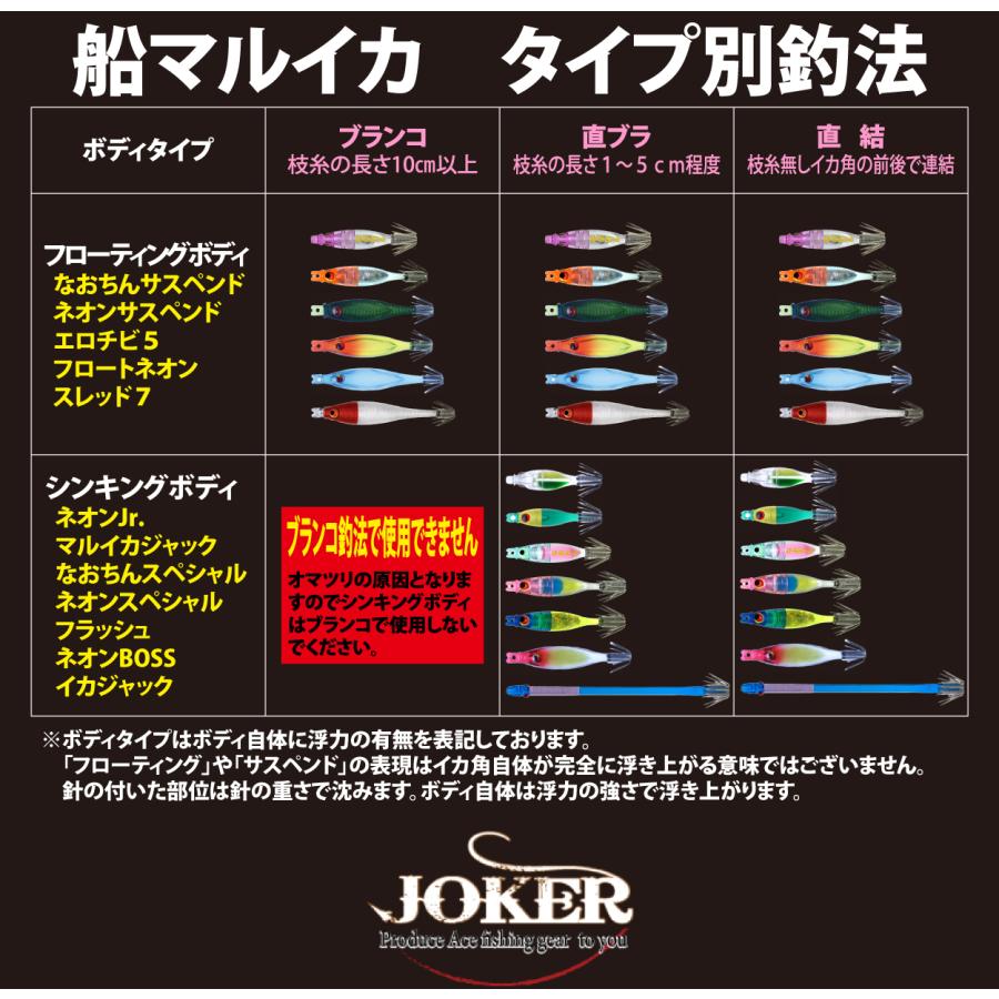 【２４年NEW】JOKER ネオンサスペンド45HG　タイプ３　4本入　ミックスパック｜joker714｜05