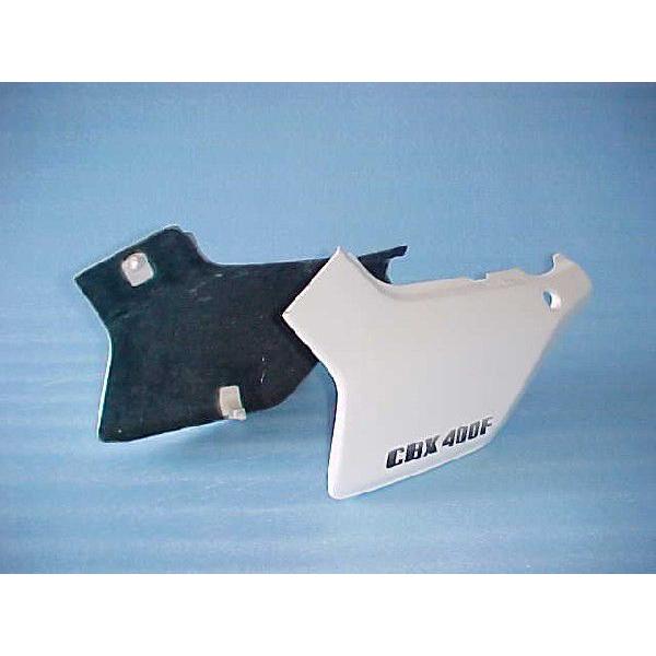 CBX400F 1型カラー サイドカバー左 サイドカバー(左右セット)青白1型 / パステルロードオフィシャル