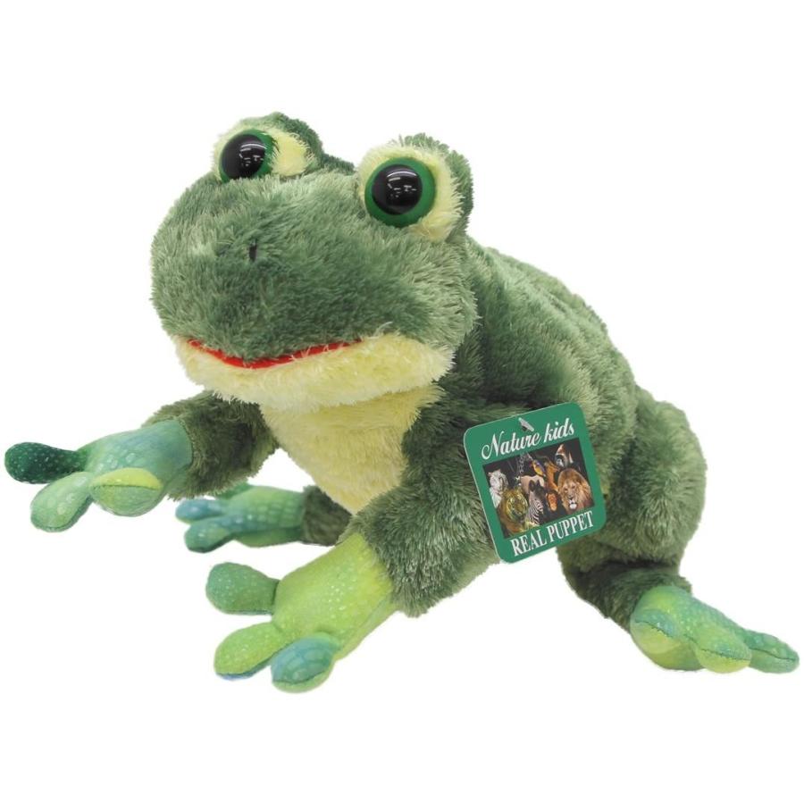 オーロラ ワールド ぬいぐるみ ボディーパペット カエル 鳴き声サウンド入 ジョコンドサン 通販 Yahoo ショッピング