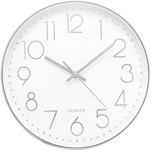 Jeteven 壁掛け時計 おしゃれ 北欧 可愛い 大きめ寝室 部屋 非電波 シルバー ジョコンドサン 通販 Yahoo ショッピング
