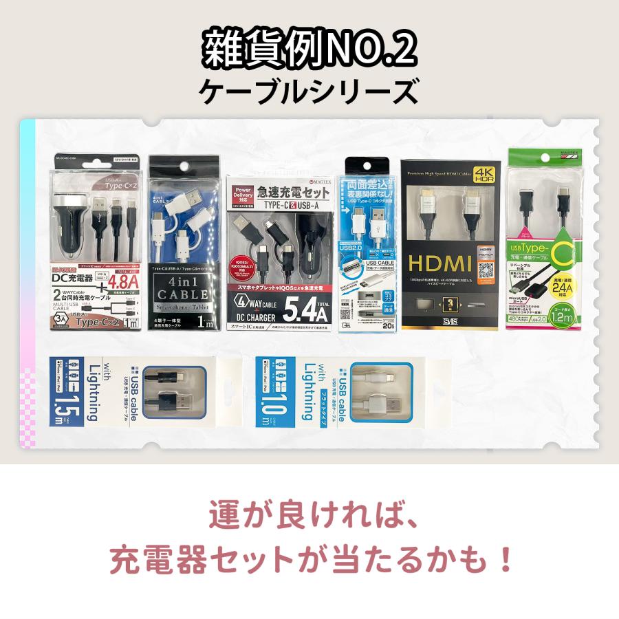 専用iPhone福袋3点セット 福袋 ガジェット ランダム】サプライズ体験 20〜100点入り 大容量