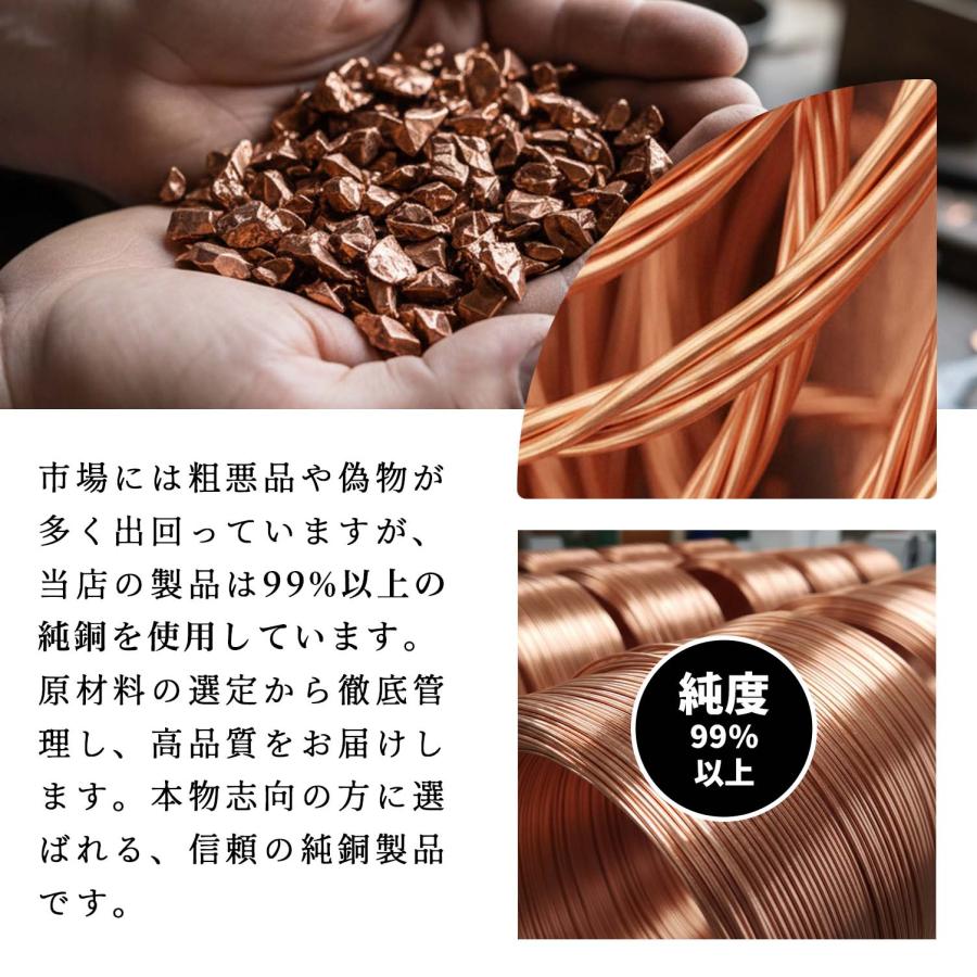 バングル 純銅バングル ブレスレット 純銅 銅 バングルメンズ