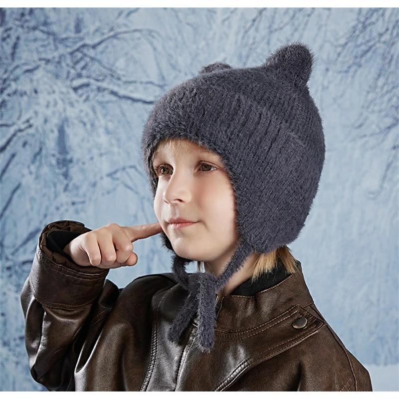 スキーウェア　キッズ　子供　120cm　男の子　オレンジ　ブラック　ニット帽 スキーウェア キッズ 子供 120cm 男の子 オレンジ ブラック ニット帽