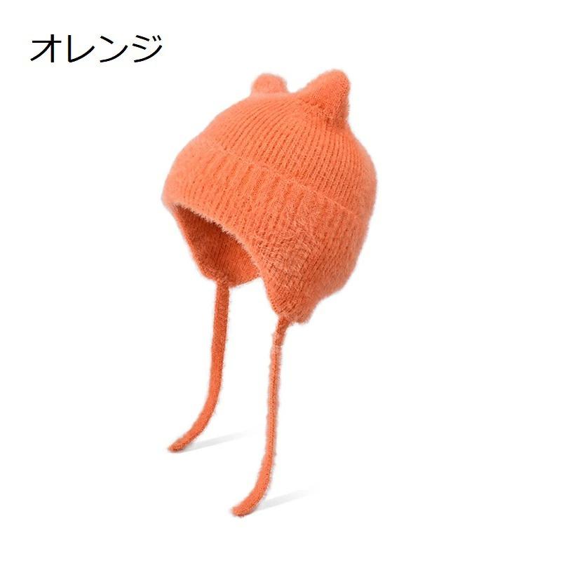 帽子子供 冬 女の子 ニット帽 キッズ 男の子 耳当て付き 人気 ギフト