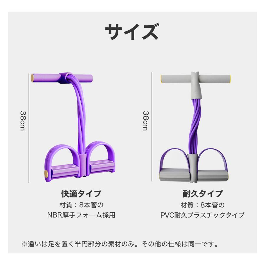 トレーニングチューブ 快適タイプ エクササイズバンド ストレッチ