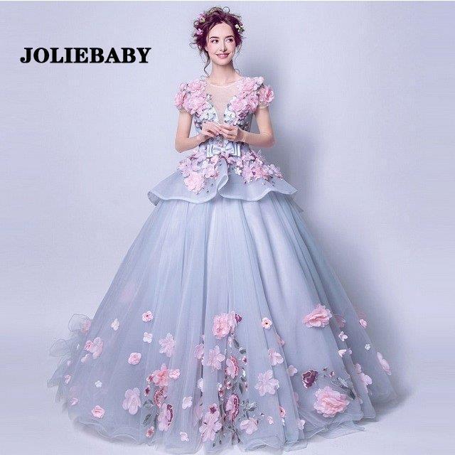 カラードレス パーティードレス ロングドレス プリンセスライン カラードレス パーティードレス ロングドレス プリンセスライン
