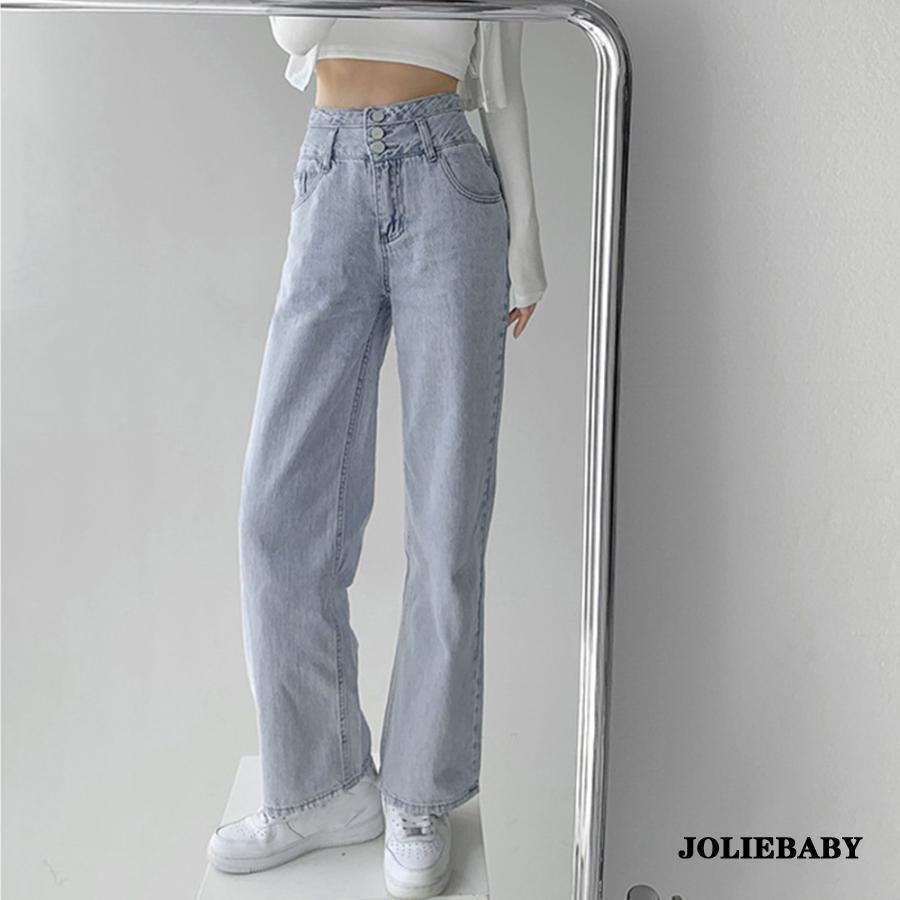 ハイウエスト デニムパンツ レディース｜joliebaby-shop｜12