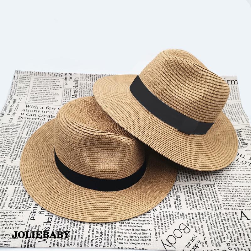 麦わら帽子 帽子 メンズ パナマ帽 ストローハット 大きいサイズ つば広 中折れ ベルト リボン UVカット レディース 日焼け防止 農作業 春 夏｜joliebaby-shop｜11