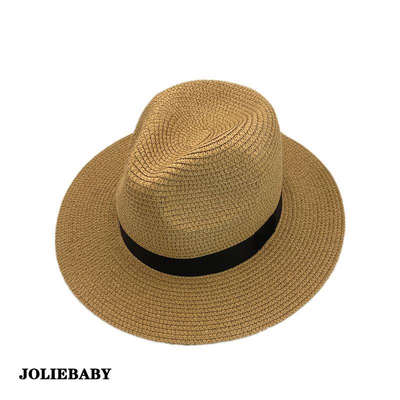 麦わら帽子 帽子 メンズ パナマ帽 ストローハット 大きいサイズ つば広 中折れ ベルト リボン UVカット レディース 日焼け防止 農作業 春 夏｜joliebaby-shop｜15