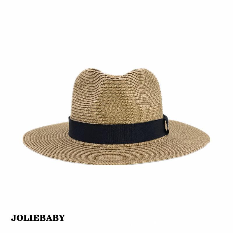 麦わら帽子 帽子 メンズ パナマ帽 ストローハット 大きいサイズ つば広 中折れ ベルト リボン UVカット レディース 日焼け防止 農作業 春 夏｜joliebaby-shop｜16