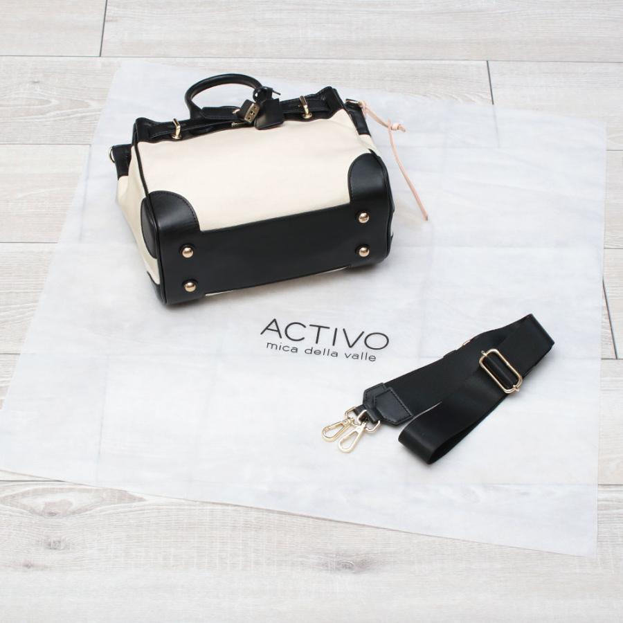 SALE 20%OFF】ACTIVO バッグ キャンバス 2WAY ベルトトート mica della