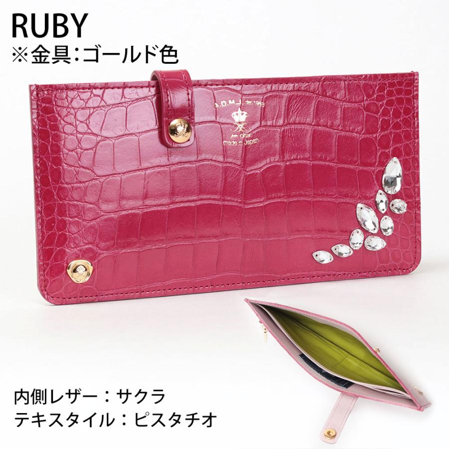 A.D.M.J ADMJ 財布 スリムウォレット jolisac別注 クリスタル A.D.M.J ADMJ 財布 スリムウォレット jolisac別注 クリスタル