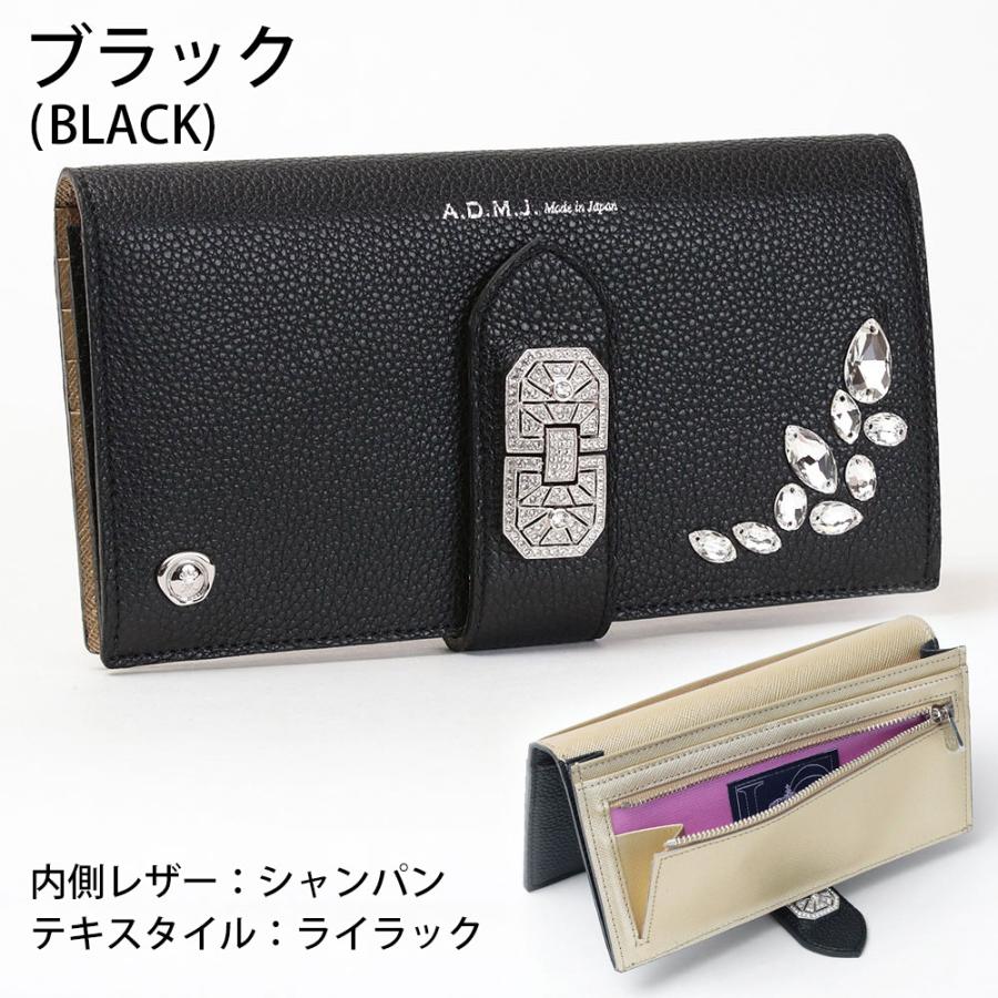A.D.M.J ADMJ 財布 別注 子牛革 アールデコモチーフ クリスタル9 A.D.M.J ADMJ 財布 別注 子牛革 アールデコモチーフ クリスタル9