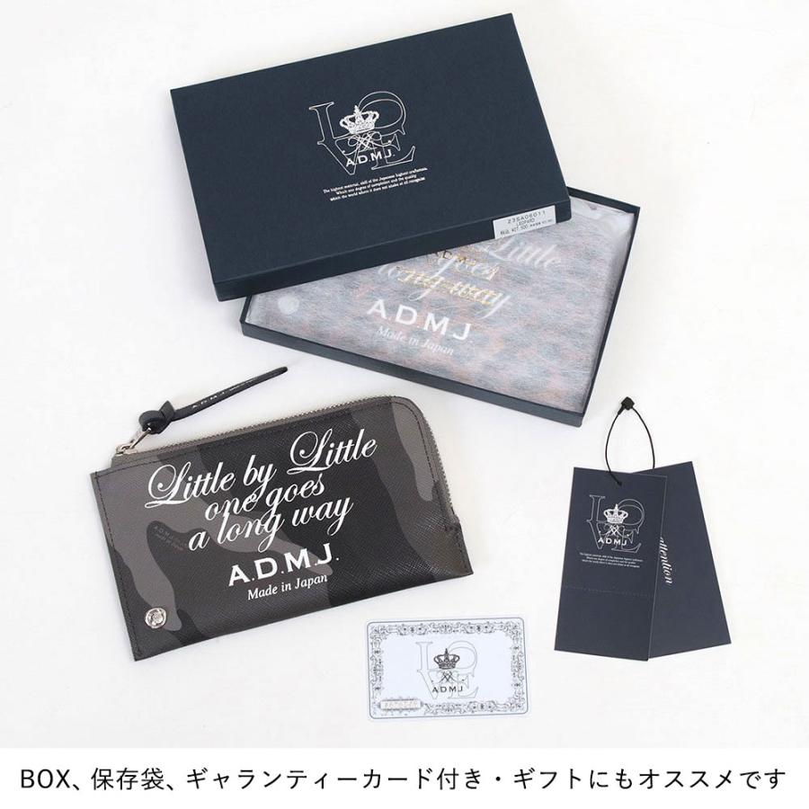 A.D.M.J（エーディーエムジェイ） ADMJ 長財布 フラットウォレット