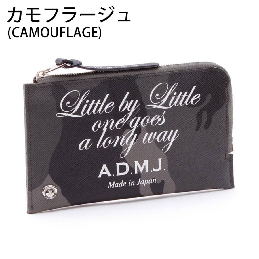 A.D.M.J ADMJ 長財布 フラトウォレット レタリングデザイン A.D.M.J ADMJ 長財布 フラトウォレット レタリングデザイン