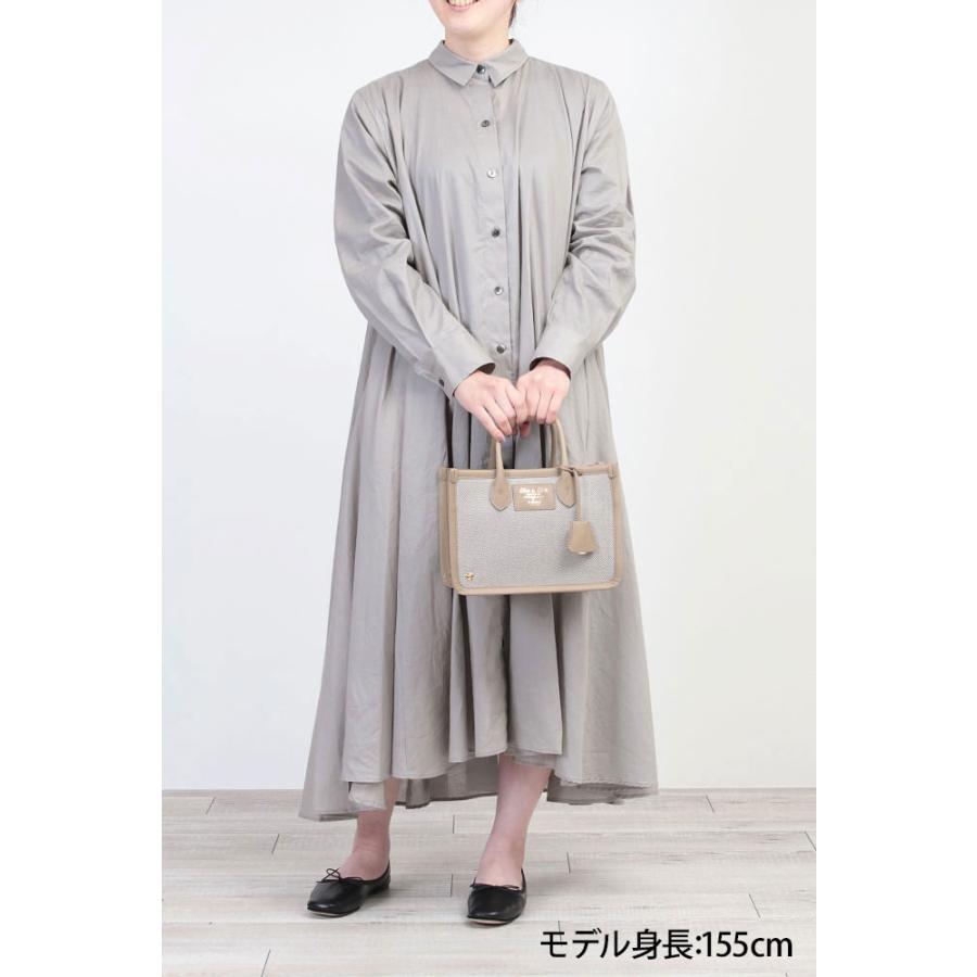 未使用級✨ADMJ シャンブレー トートバッグ Sサイズ レザー チャーム 未使用級✨ADMJ シャンブレー トートバッグ Sサイズ レザー チャーム