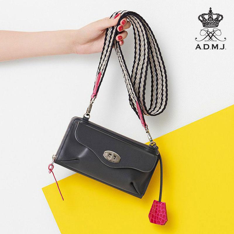 A.D.M.J ポイント10倍 A.D.M.J. ADMJ ウォレットポーチ A.D.M.J ポイント10倍 A.D.M.J. ADMJ ウォレットポーチ