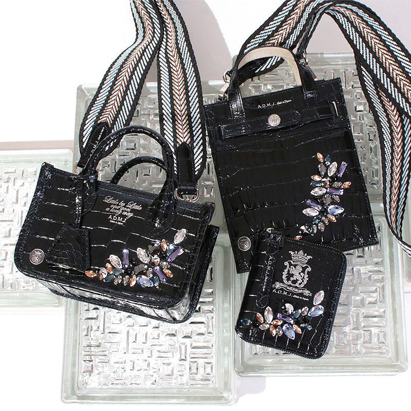 A.D.M.J（エーディーエムジェイ） ADMJ 正規品 クロコダイルレザー