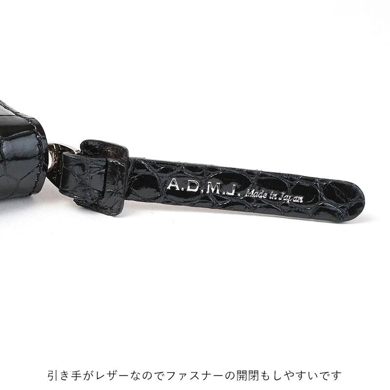 A.D.M.J ADMJ 正規品 クロコダイルレザー 折り財布 グレージング A.D.M.J ADMJ 正規品 クロコダイルレザー 折り財布 グレージング