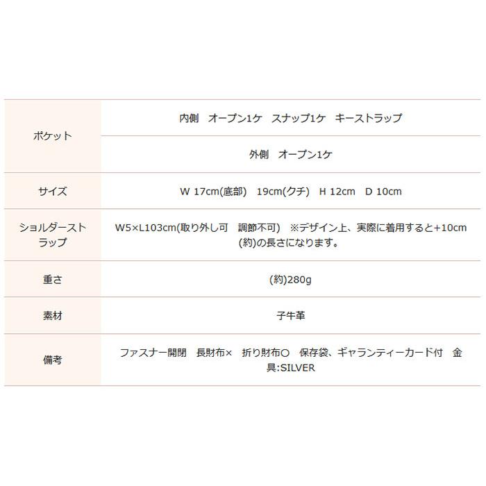 ADMJ ショルダーバッグ レディース エリーゼ クロスボディ ストラップ付き ポーチ エーディーエムジェイ 24SS01007 日本製正規品の画像