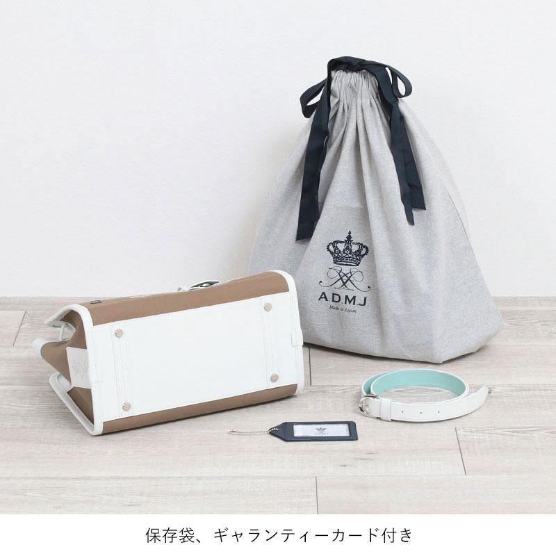 ADMJ オフィサー/マーキス刺しゅうヘリ巻きベルトトート31cm 25SA01041 エーディエムジェイ 日本製 正規品の画像