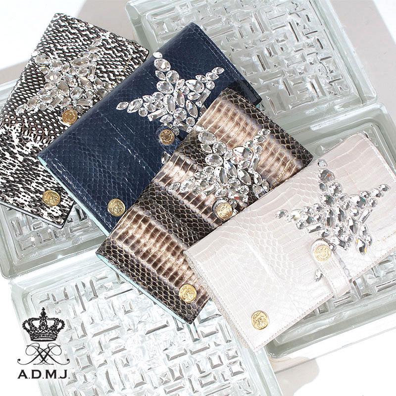 A.D.M.J（エーディーエムジェイ） A.D.M.J. 財布 スネークレザー