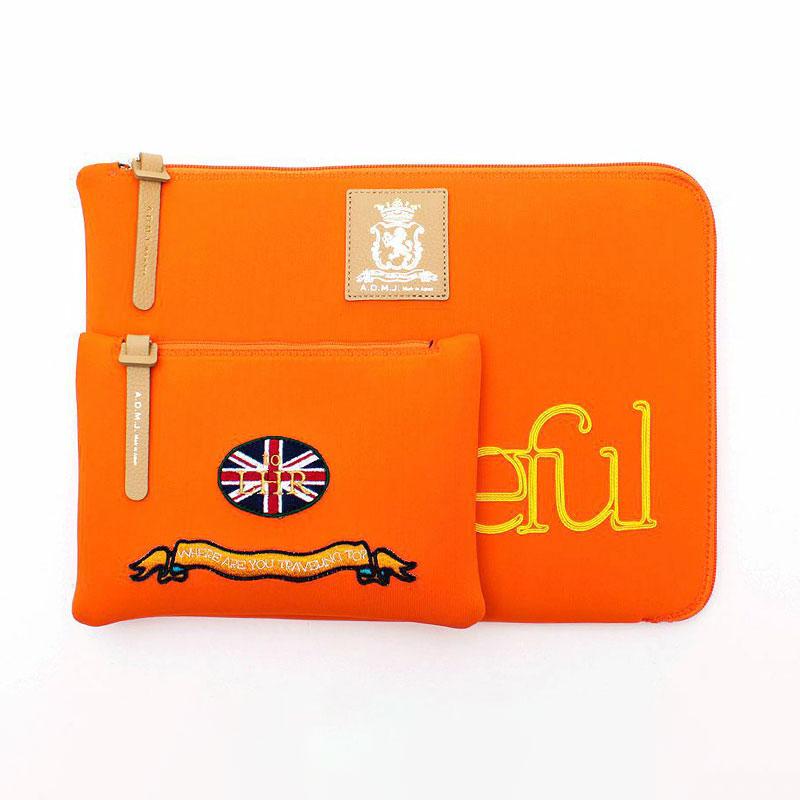 A238 CHIZU　A.D.M.J マジックライト コード刺しゅうポーチ A238 CHIZU A.D.M.J マジックライト コード刺しゅうポーチ A238