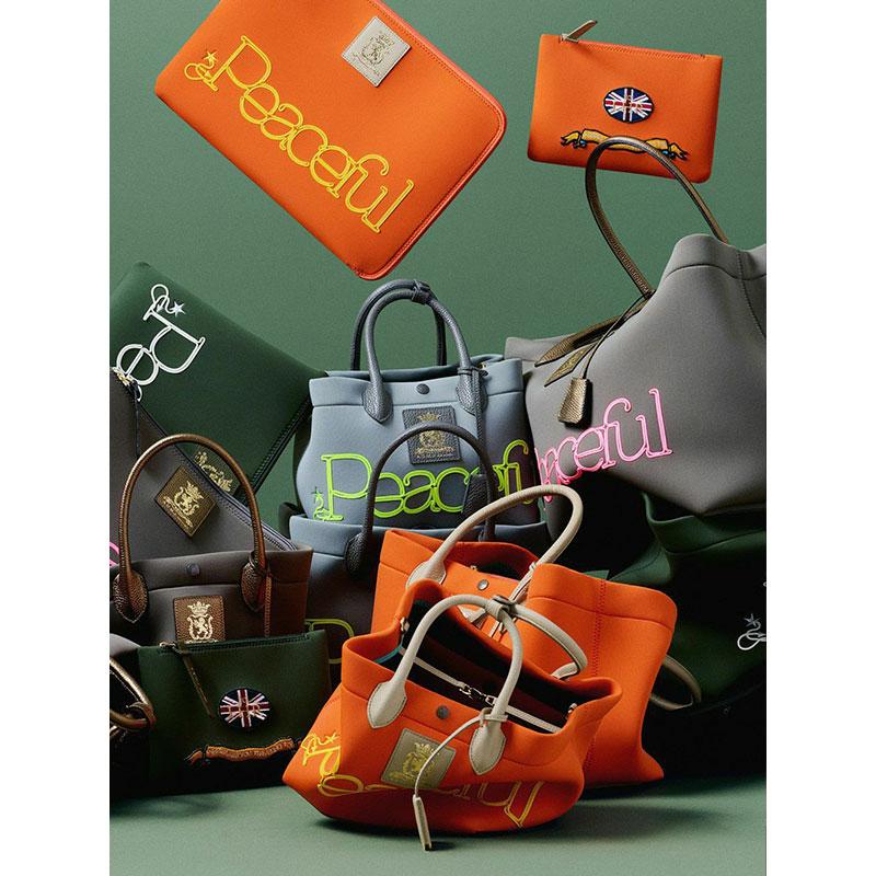 A238 CHIZU　A.D.M.J マジックライト コード刺しゅうポーチ A.D.M.J ADMJ ポーチ マジックライト コード刺繍 PEACEFULポーチ