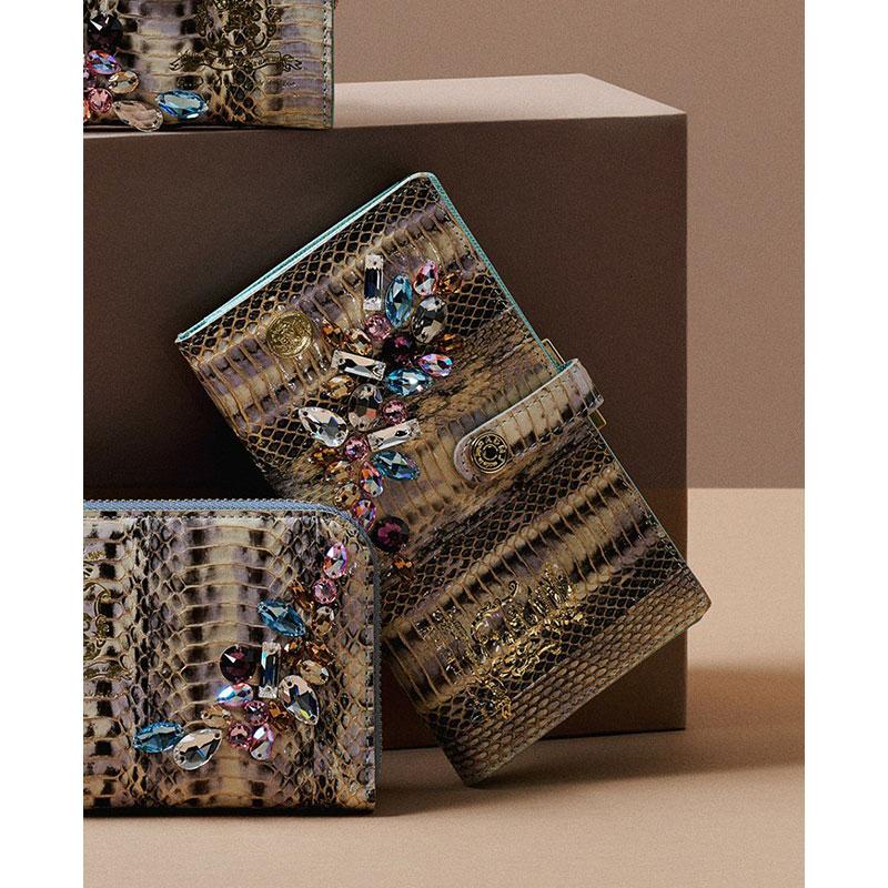 A.D.M.J（エーディーエムジェイ） ADMJ 財布 スネークxクリスタル