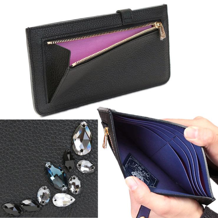 A.D.M.J（エーディーエムジェイ） admj×jolisac 財布 スリムウォレット