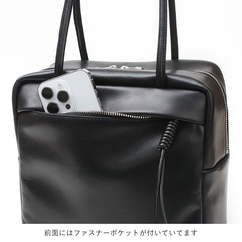 LESS（レス） ボストンバッグ apostrophe S 馬革ボストン ブラック