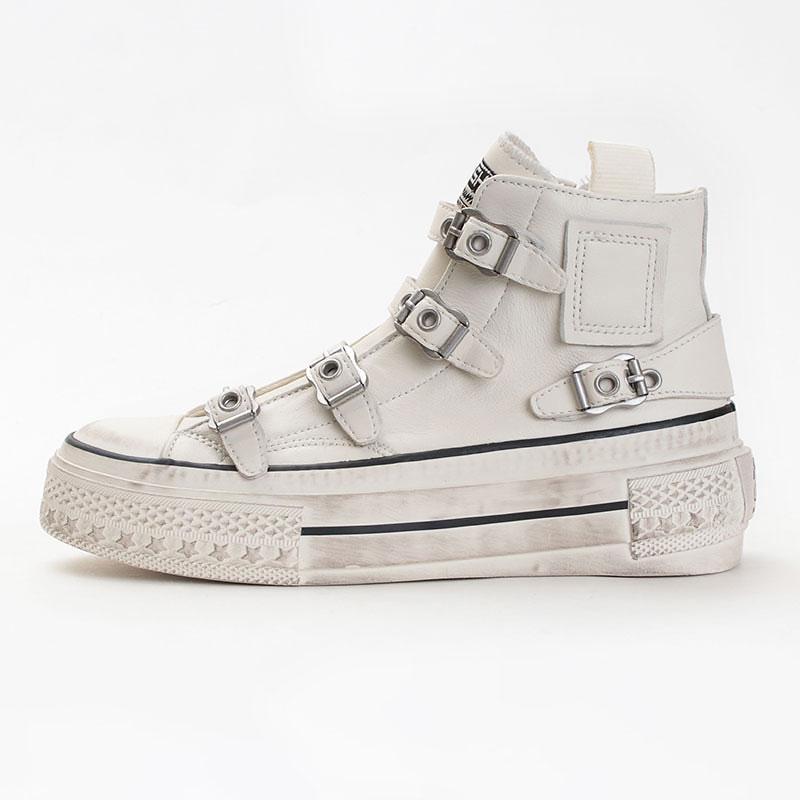 ASH（アッシュ） 厚底ハイカットスニーカー RAINBOW ジップ付き 138026