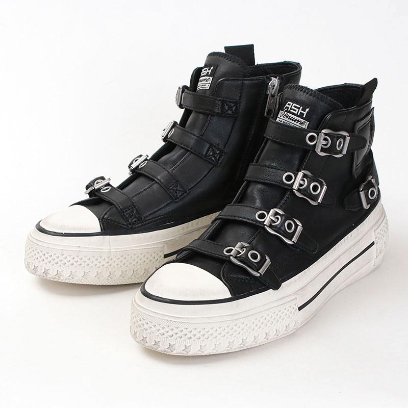 ASH（アッシュ） 厚底ハイカットスニーカー RAINBOW ジップ付き 138026