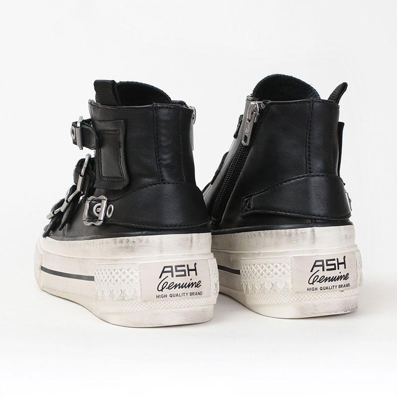 ASH（アッシュ） 厚底ハイカットスニーカー RAINBOW ジップ付き 138026