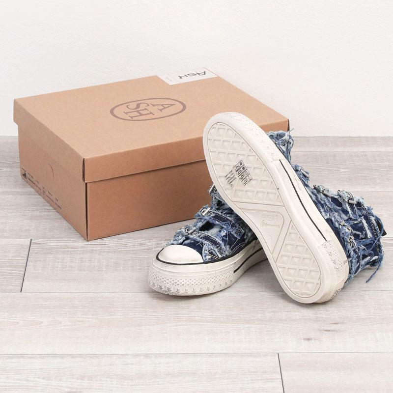ASH SALE 30%OFF アッシュ 厚底 ハイカットスニーカー デニム ASH SALE 30%OFF アッシュ 厚底 ハイカットスニーカー デニム