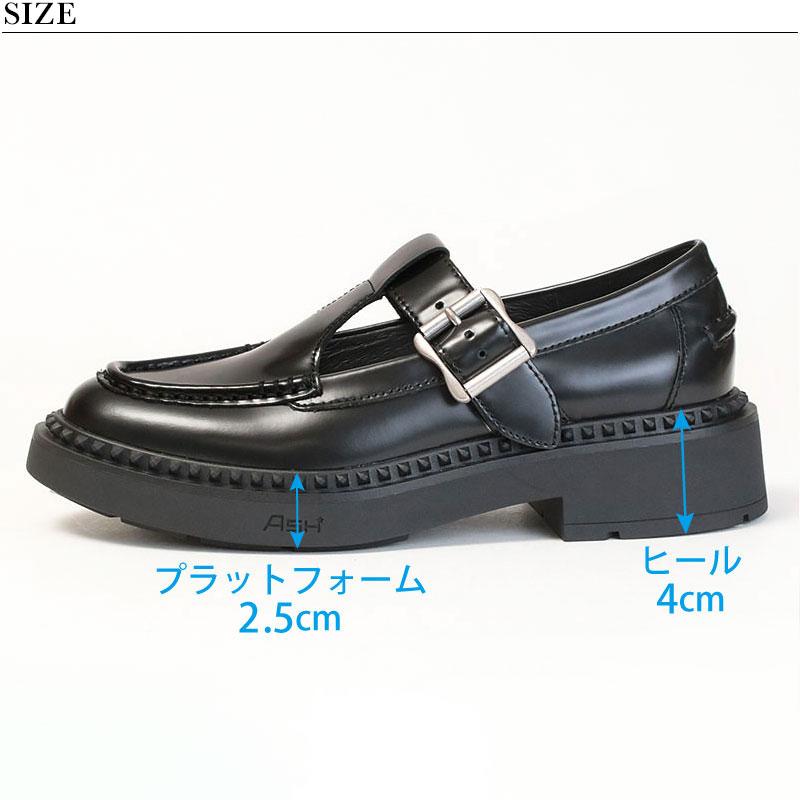 ASH アッシュ Tストラップシューズ ローファー MASON 139414 ASH アッシュ Tストラップシューズ ローファー MASON 139414