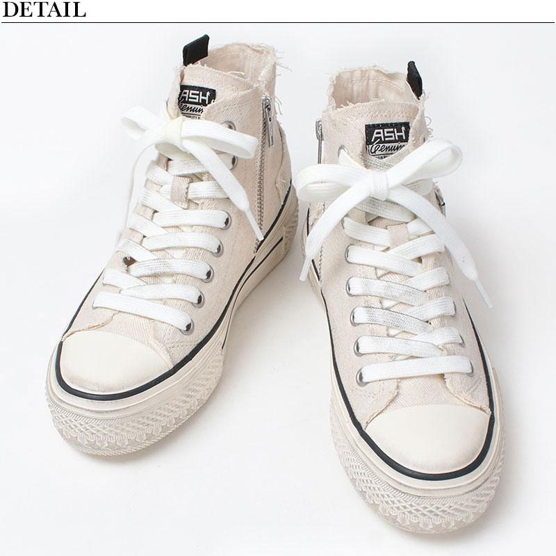 ASH アッシュ ハイカットスニーカー 厚底 デニム RAGE BIS