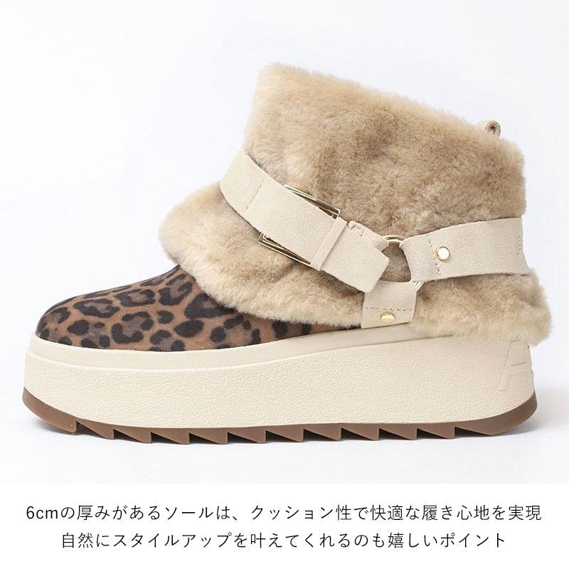 ASH（アッシュ） ショートブーツ 厚底 ファースニーカーブーツ