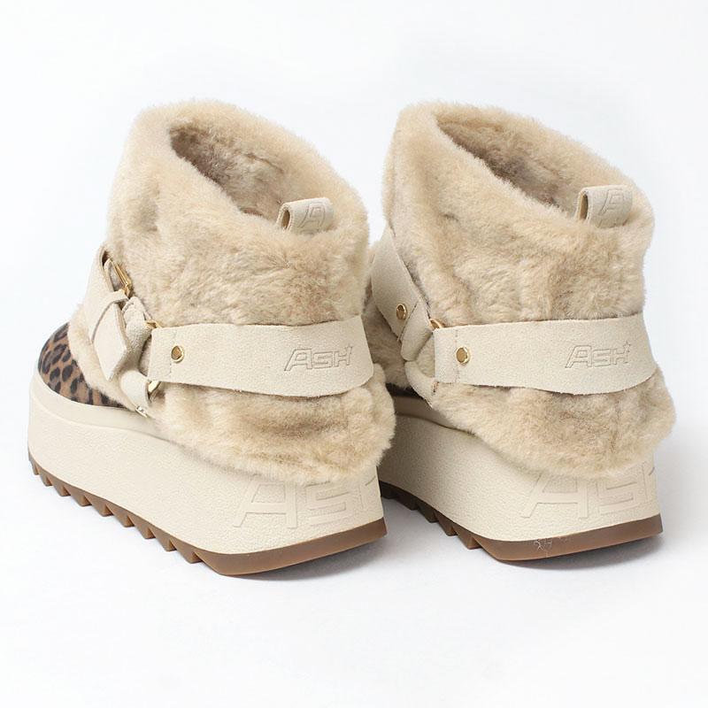 ASH ショートブーツ 厚底 ファースニーカーブーツ MOONRISE