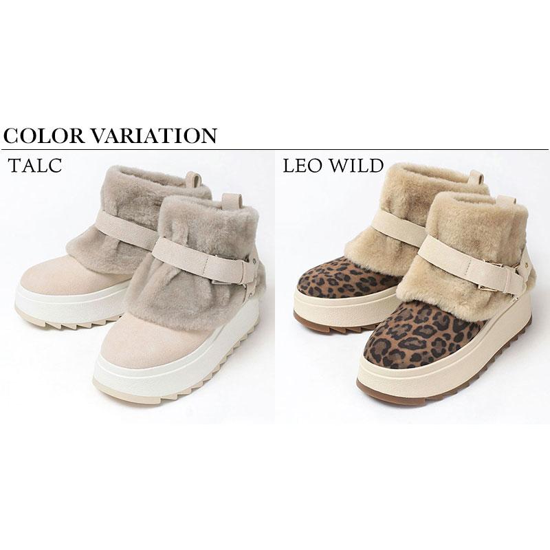 ASH（アッシュ） ショートブーツ 厚底 ファースニーカーブーツ