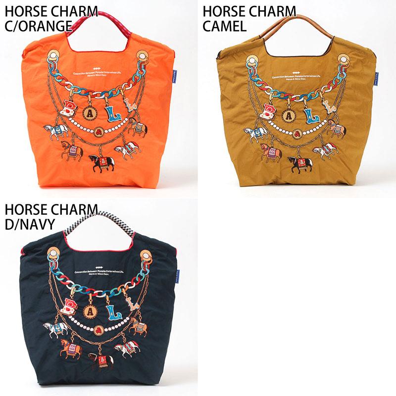 ボールアンドチェーン　ホースチャーム　ネイビーMサイズ　未使用 Ball＆Chain エコバッグ Ball＆Chain(ボールアンドチェーン