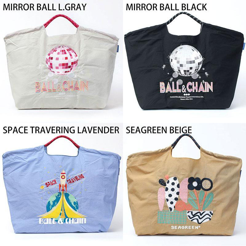 ボールアンドチェーン Ball&Chain バッグ 刺繍 Lサイズ ミックス エコバッグ 正規品｜jolisac｜34