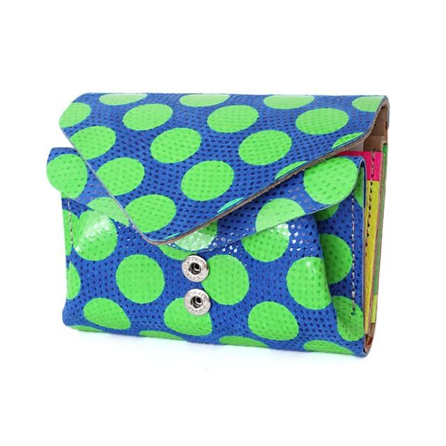 《10％OFFクーポン》カーマイン carmine 財布 コンパクト ドット ネオン CWD NEON carmine 財布 ネオン