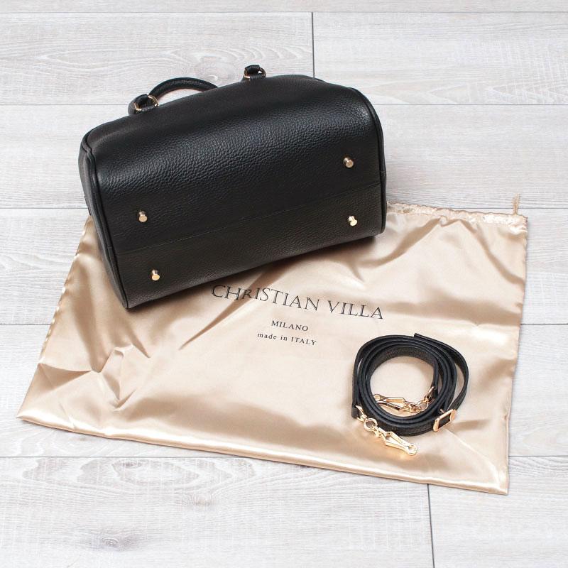 CHRISTIAN VILLA 正規品 クリスチャンヴィラ レザー ボストン CHRISTIAN VILLA 正規品 クリスチャンヴィラ レザー ボストン
