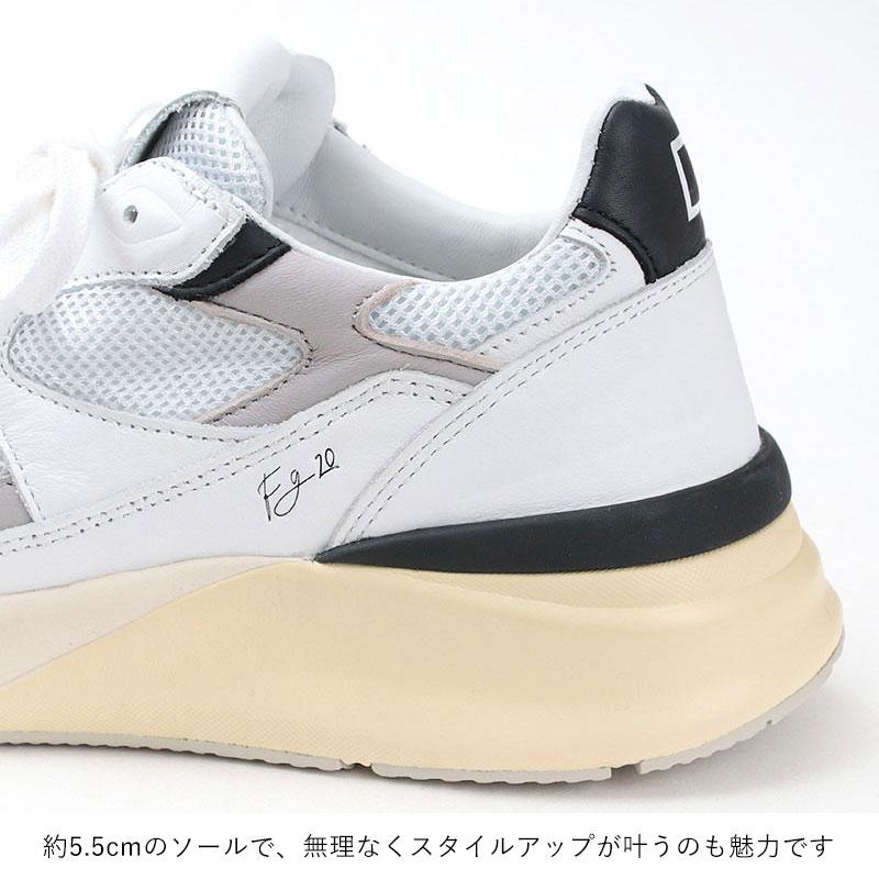 ス二ーカー レディース DATE デイト FG20 MESH プレミアム 厚底 スタイリッシュ クッションインソール タウン用 お洒落 スタイルアップ ミセス 正規品の画像