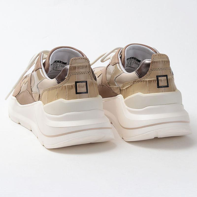 【セール】状態良し　D.A.T.E.（デイト）FUGA 25.5センチ　ハラコ セール】状態良し D.A.T.E.（デイト）FUGA 25.5センチ ハラコ