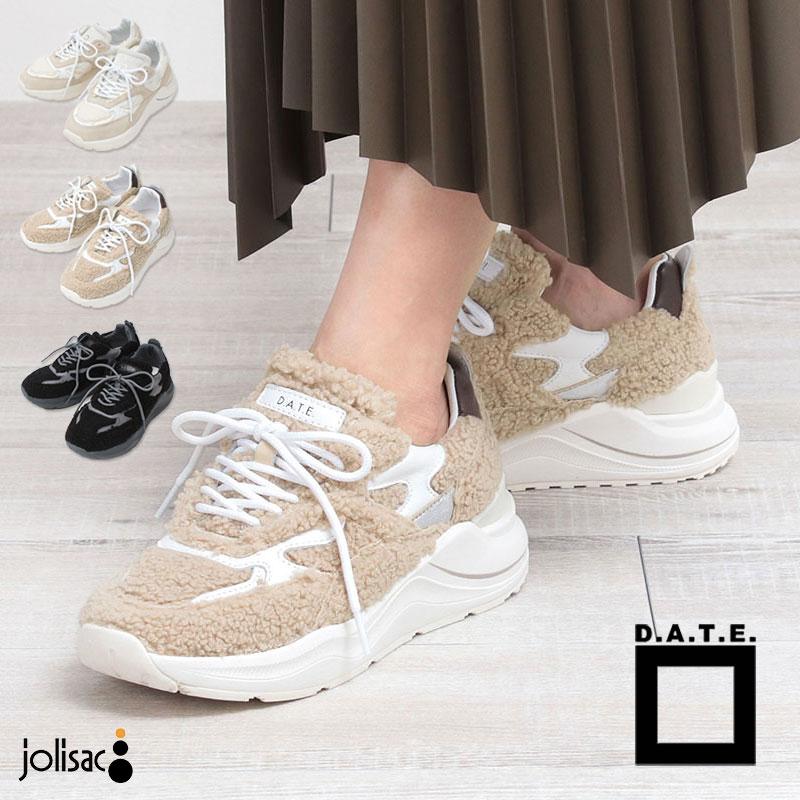 D.A.T.E. スニーカー デイト レディース FG ボア FG-TD プレミアム