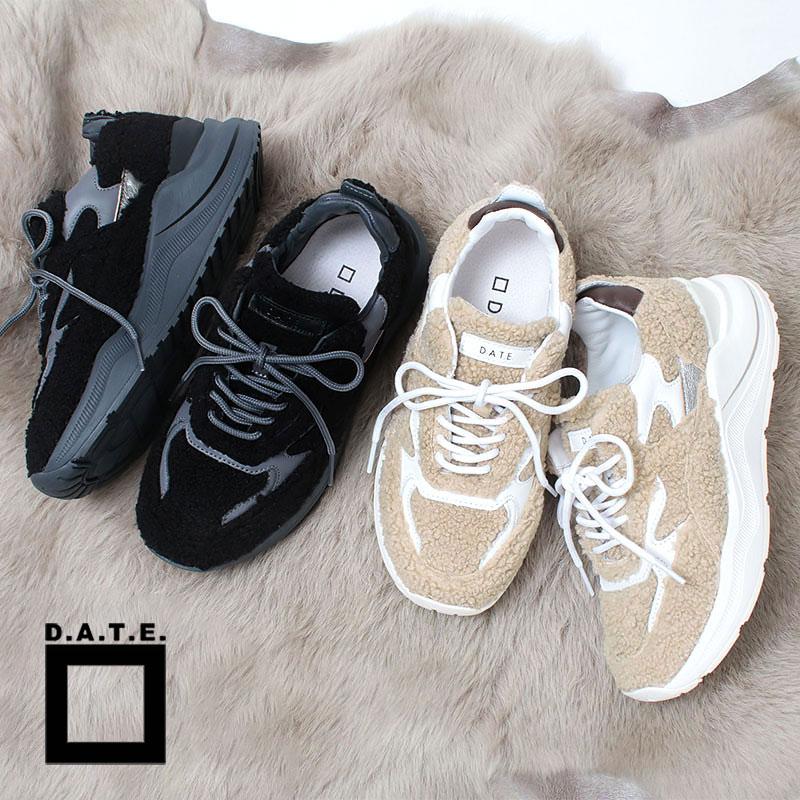 スニーカー D.A.T.E. デイト レディース FG ボア FG-TD プレミアムスニーカー 厚底 正規品 | D.A.T.E. | 04
