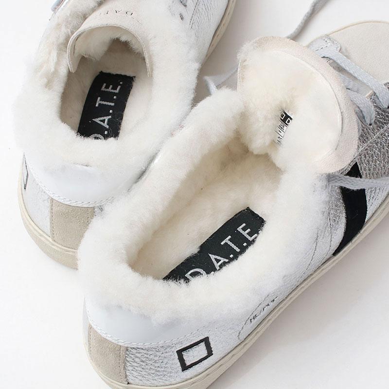 セール！ D.A.T.E. ★Hill Low Glitter スニーカー D.A.T.E. Sneakers HILL LOW GLITTER PLATINUM | Date shoes